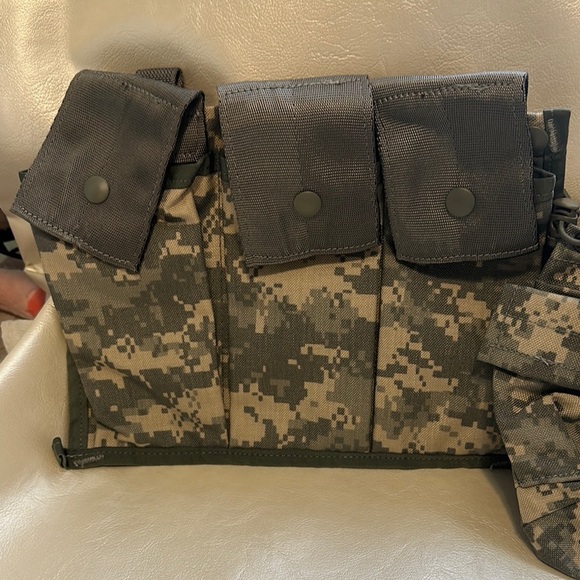 Gray and Black Tactical Backpack with MOLLE System - Picture 3 of 9